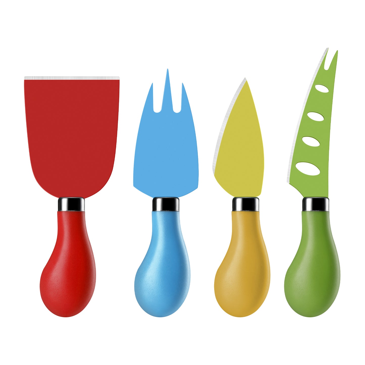 Hecef Kitchen Multicolored Cheese Knife Gift Set of 4 - Hecef Kitchen