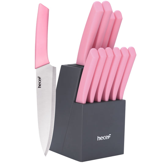 Hecef 3PCS Ceramic Paring Knife Set, Extra Sharp Chef Utility Knives for  Meat Fruits Vegetables