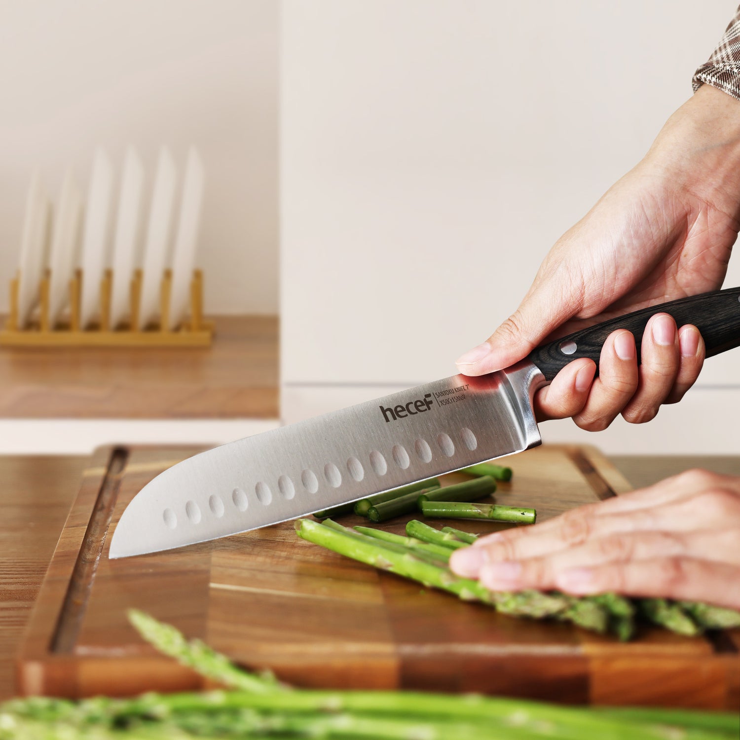 Hecef 3-Piece Professional Kitchen Knife Set, German Steel Extra Sharp Chef Knife Set - Hecef Kitchen