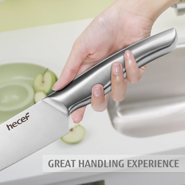 Hecef 6 Pcs Knife Set with Stand, Double Sided Powerful Magenetic Acac –  Hecef Kitchen