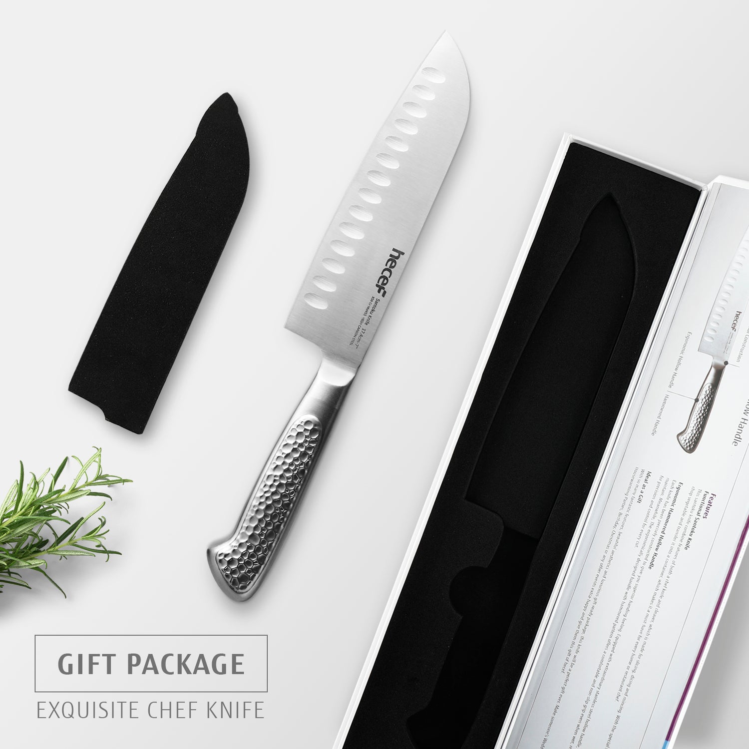HOSHANHO 7 Inch Japanese Chef Knife, Ultra Sharp High Carbon